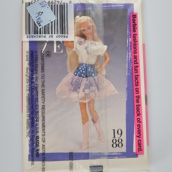 NWT Vintage 90's Barbie Trading Cards Lot of 5 10 packs Fashion Special Edition - Picture 6 of 8